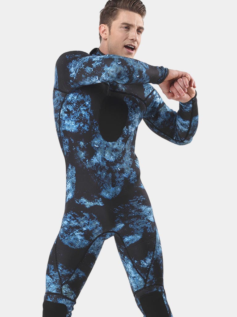 1.5MM Neoprene One Piece Camo Wetsuit