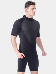 LIFURIOUS Men's 3MM Neoprene Shorty Back Zip Snorkeling Wetsuit