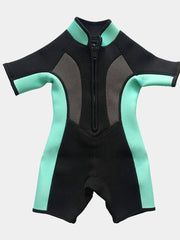 HISEA Kids 2.5MM One Piece Short Sleeve Wetsuit