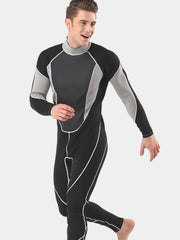 MYLEDI Men's 2MM Long Sleeve Back Zip Wetsuit