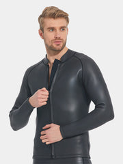 2MM Leather Wetsuit Jacket Men