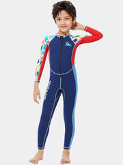 DIVE & SAIL Boys 2mm Front Zip Full Body Wetsuit