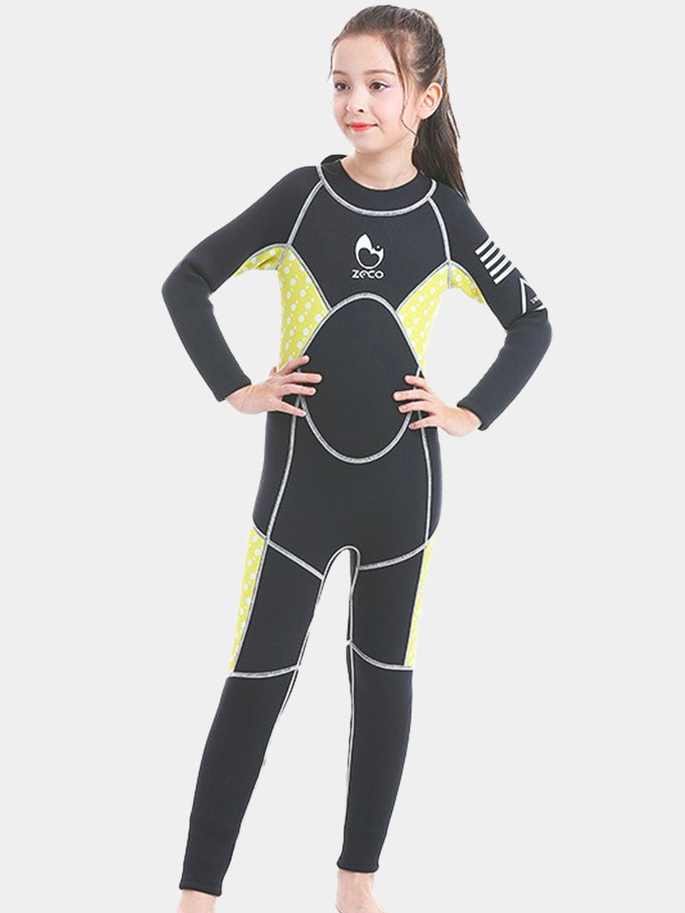 3MM Full Body Kids Wetsuit Yellow