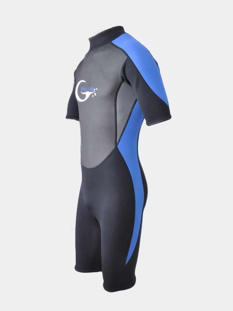 3MM Neoprene Shorty Wetsuit Blue