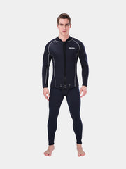 SLINX 3MM Scuba Diving Beavertail Wetsuit Jacket, Black