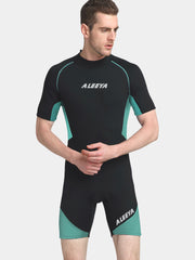 ALEEYA Men 3MM Shorty Wetsuit Front