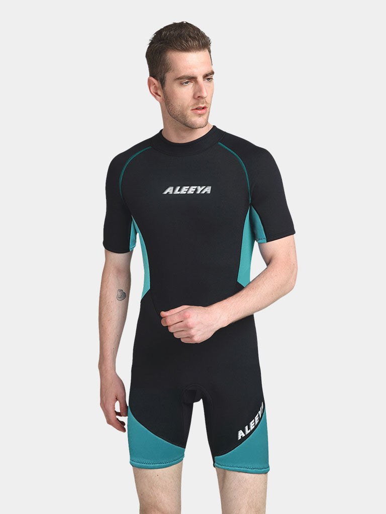 ALEEYA Men 3MM Shorty Wetsuit