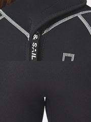 DIVE & SAIL Couple's 3MM Back Zip Warm Full Wetsuit