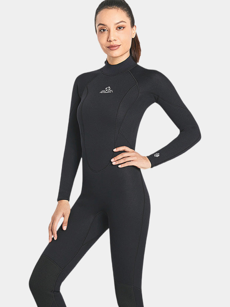 DIVE SAIL 3mm Full body Diving Wetsuit Black Women