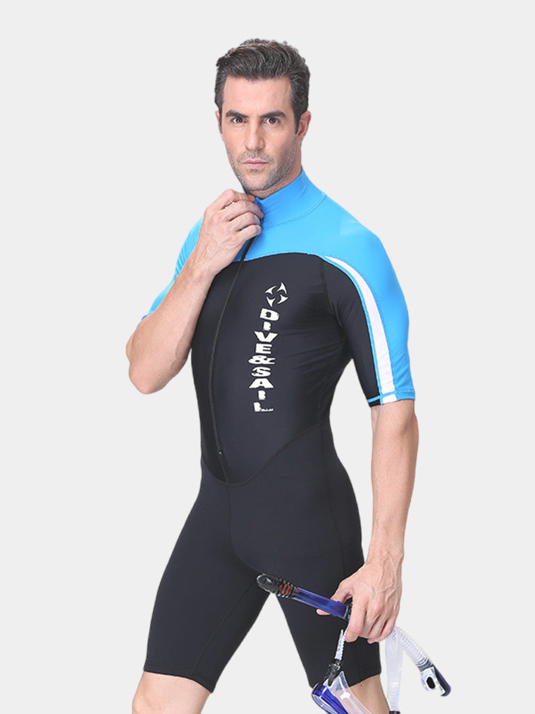 DIVE SAIL Adult Short Sleeve Quick Dry Wetsuit Men