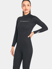 DIVE SAIL Adults 3MM Long sleeve Wetsuit Women Black Side