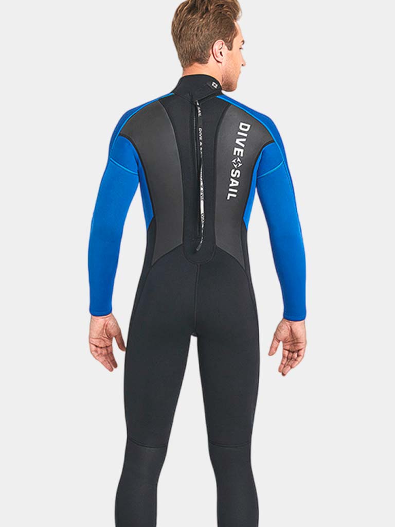 DIVE SAIL Adults 3mm One Piece Diving Wetsuit Back