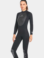 DIVE SAIL Adults 3mm One Piece Diving Wetsuit Black