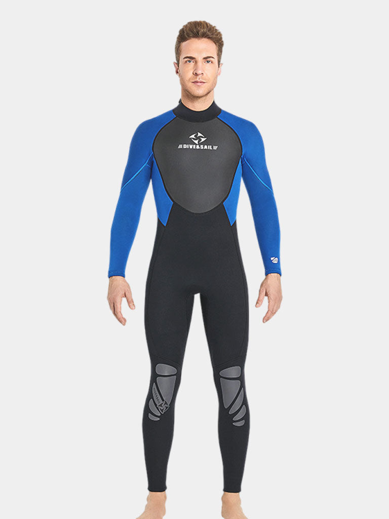 DIVE SAIL Adults 3mm One Piece Diving Wetsuit Blue