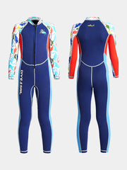 DIVE & SAIL Boys 2mm Front Zip Full Body Wetsuit