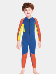 DIVE SAIL Boys One Piece Wetsuit Blue Orange