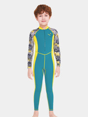 DIVE SAIL Boys Quick Dry One Piece Wetsuit Green