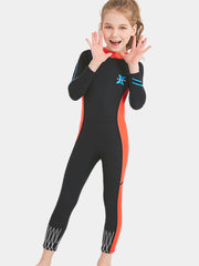 DIVE SAIL Girls 2.5MM One Piece Wetsuit Orange