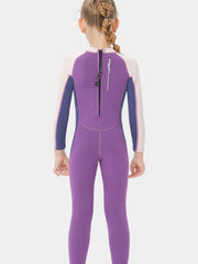 DIVE & SAIL Girls 2.5mm  Long Sleeve Warm Wetuit, Purple