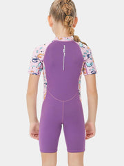 DIVE & SAIL Girls 2.5mm Shorty Front Zip Wetsuit