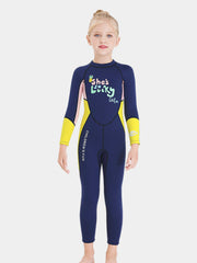 DIVE & SAIL Girls 2.5MM Back Zip Full Wetsuit, 3 Colors