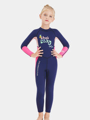 DIVE & SAIL Girls 2.5MM Back Zip Full Wetsuit, 3 Colors