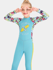 DIVE SAIL Kids Cute Long Sleeve Full Wetsuit