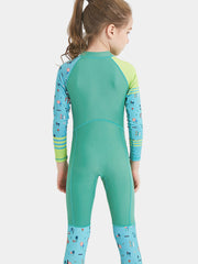 DIVE SAIL Kids Quick Dry Full Colorful Wetsuit Back