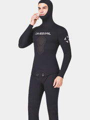 DIVE SAIL Men 1.5MM Two Piece Wetsuit Hood