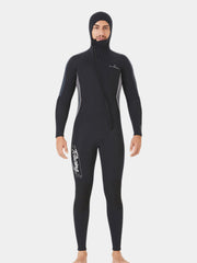 DIVE & SAIL Men’s 3MM Front Zip Hooded Wetsuit