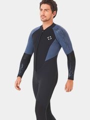 DIVE SAIL Men 3MM Long Sleeve Wetsuit Black Grey Side