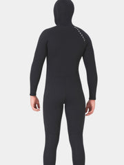 DIVE SAIL Men Full Wetsuit with Hood Black Grey Back