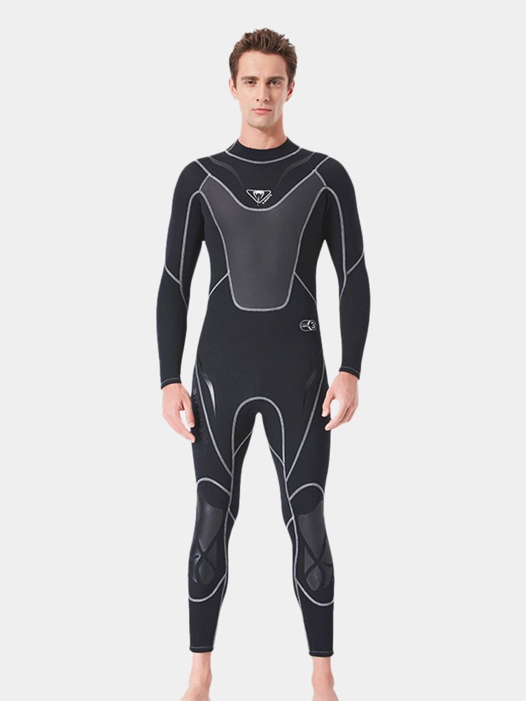 DIVE SAIL Men Shark Skin Full Diving Wetsuit Black