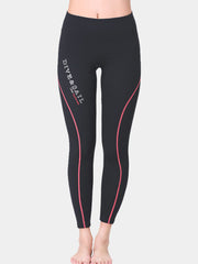 DIVE SAIL Neoprene Wetsuit Pants Women Black Red