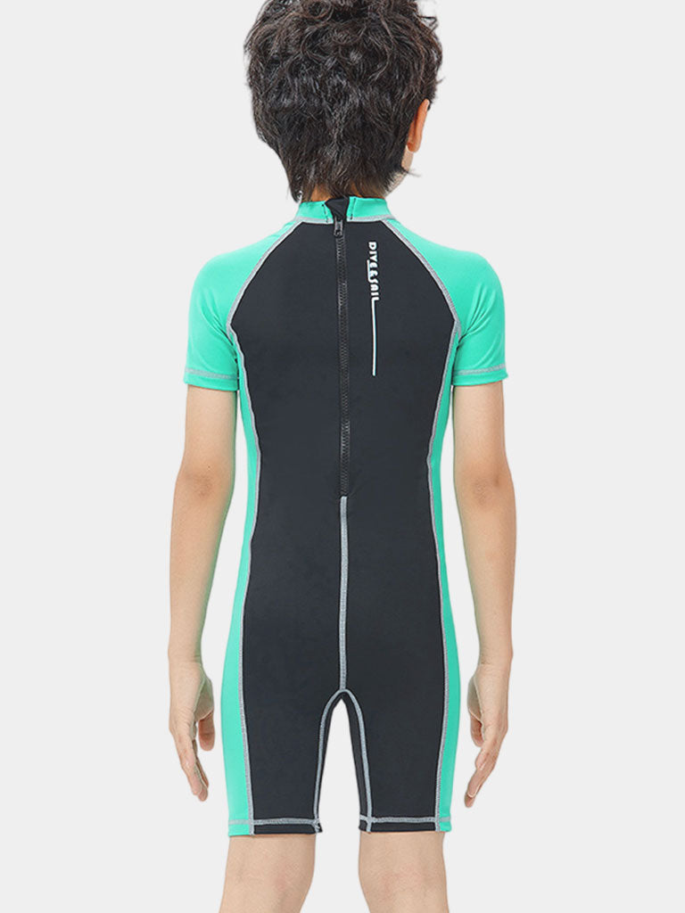 DIVE SAIL Short Sleeve Back Zip Wetsuit