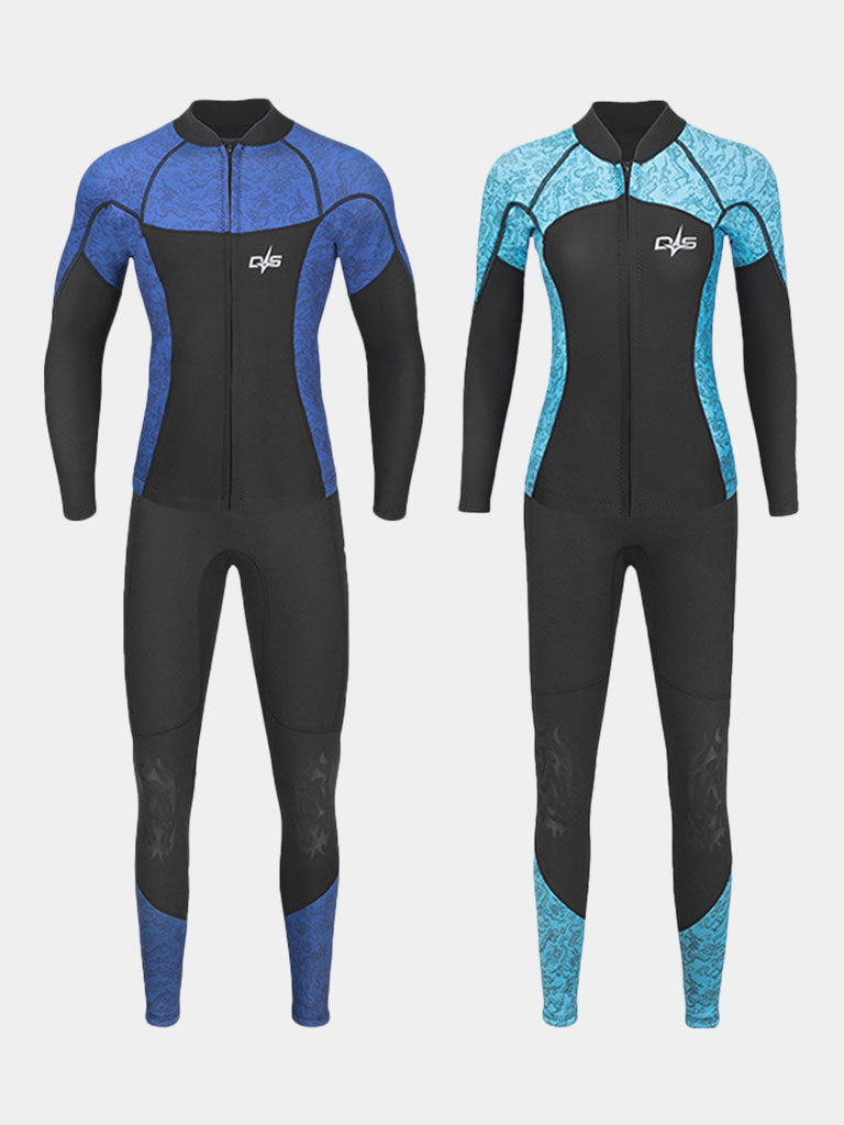 DIVESTAR Men Women 3MM Pattern Wetsuit Diving Suit