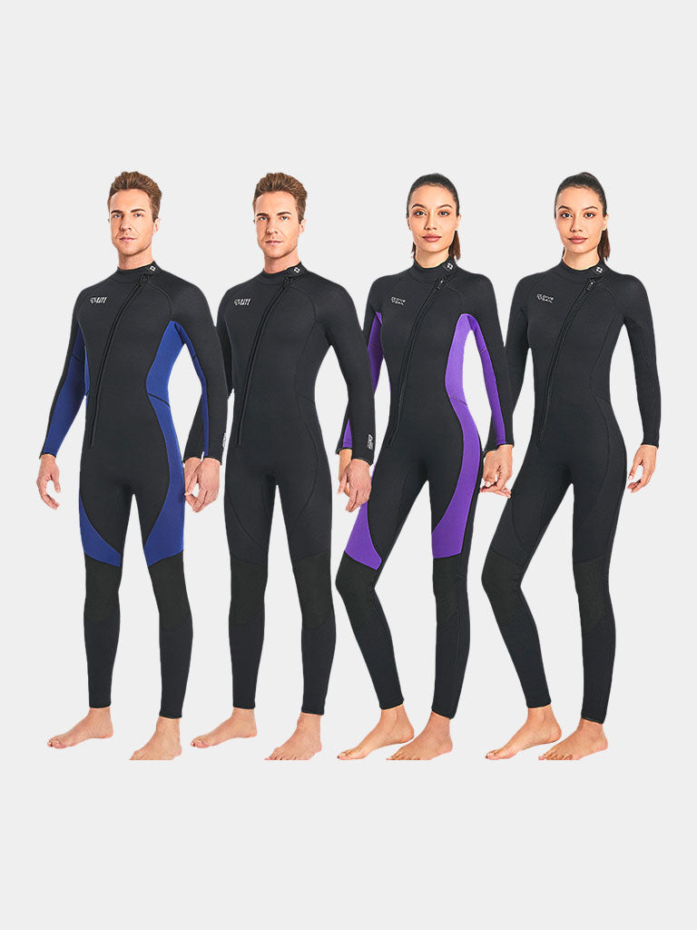 DIVE SAIL Adults Long Sleeve Plus Size One Piece Wetsuit