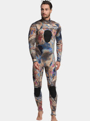 Sainuo Star Neoprene Red Camo Full Wetsuit for Men