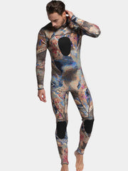 Sainuo Star Neoprene Red Camo Full Wetsuit for Men