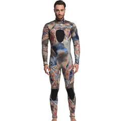 Sainuo Star Neoprene Red Camo Full Wetsuit for Men