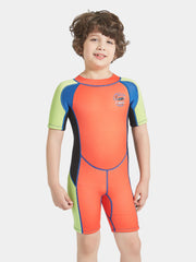 DIVE & SAIL 2.5mm Shark Cartoon Boys Shorty Wetsuit