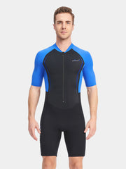 DIVE & SAIL Adults 1.5mm Front Zip Shorty Wetsuit