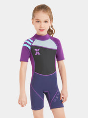 Dive Sail Kids Short Sleeve Thermal Wetsuit Purple