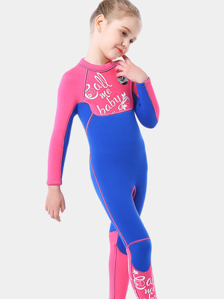 Girls 3MM Thermal Back Zip Wetsuit