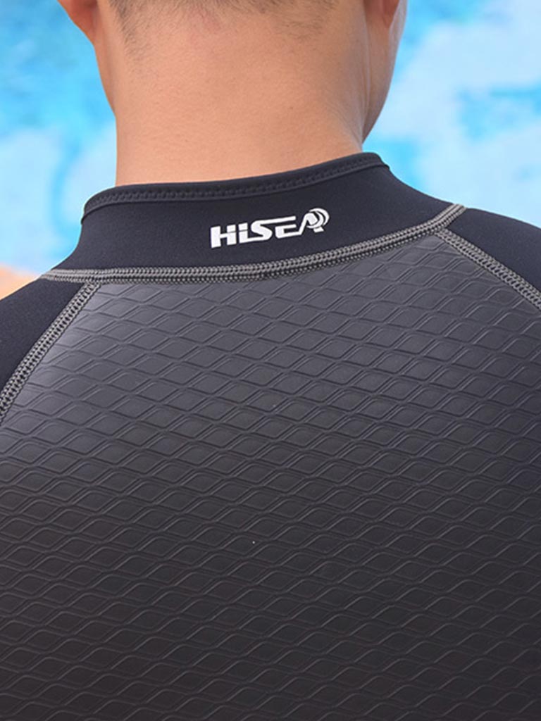 HISEA 2.5mm Shark Skin Wetsuit Jacket Detail