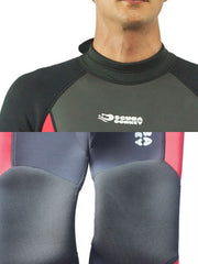 HISEA 3MM Mens Long Sleeve Full Snorkeling Wetsuit Detail