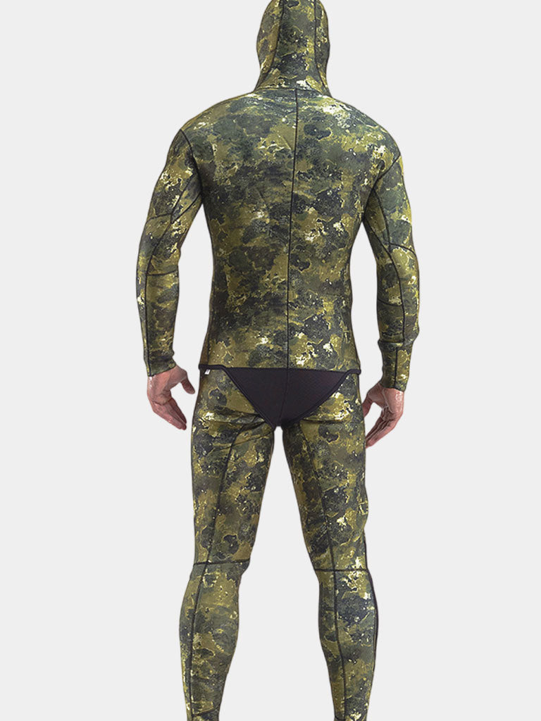 HISEA Men 7mm Wetsuit FishingSuit Camo Back