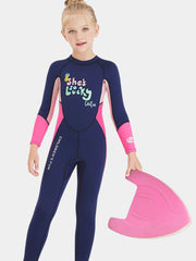 DIVE & SAIL Girls 2.5MM Back Zip Full Wetsuit, 3 Colors