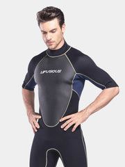 LIFURIOUS Men's 3MM Neoprene Shorty Diving & Surfing Warm Wetsuit