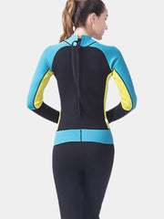 LIFURIOUS Women 3MM Long Sleeve Wetsuit Back